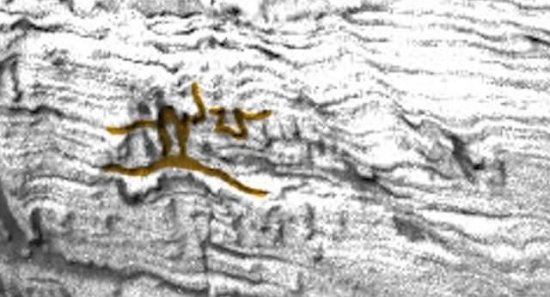 火星好奇號探測車最新發現涂鴉線條，系火星人存在的證據