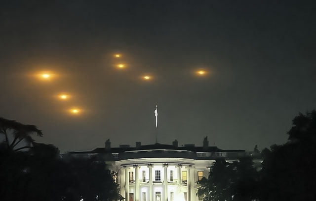 1952年華盛頓UFO事件，雷達上發現了七個不明飛行物